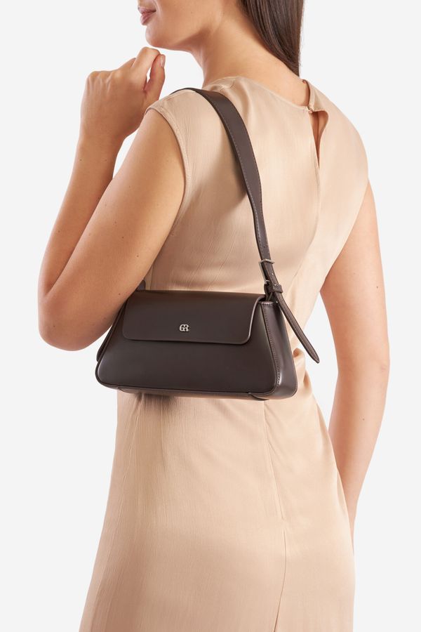 Gino Rossi Дамска чанта Gino Rossi ТЪМНОКАФЯВ