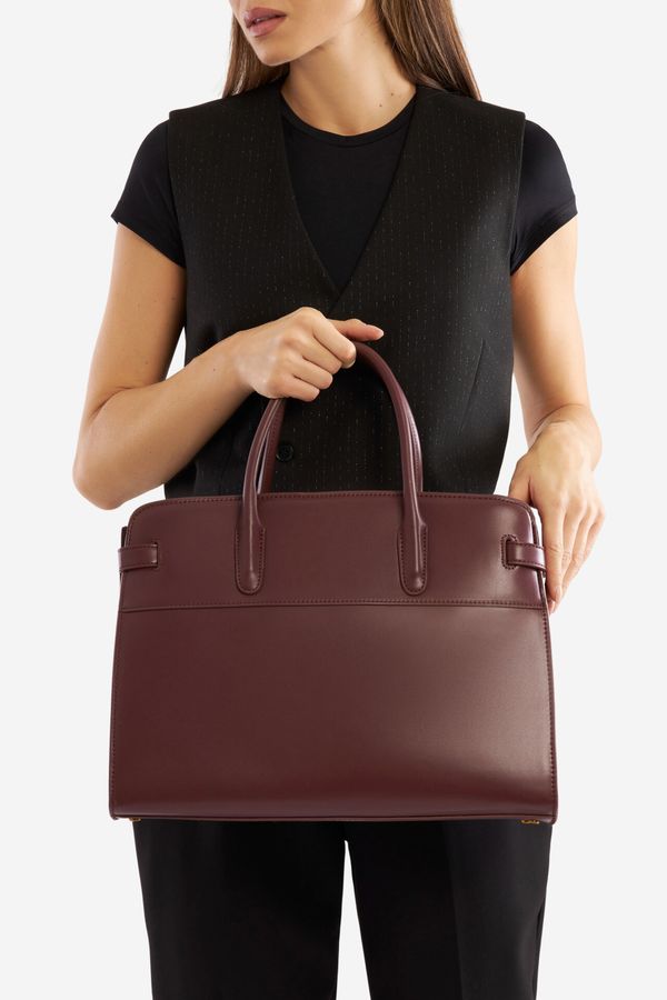 Gino Rossi Дамска чанта Gino Rossi ТЪМНОКАФЯВ