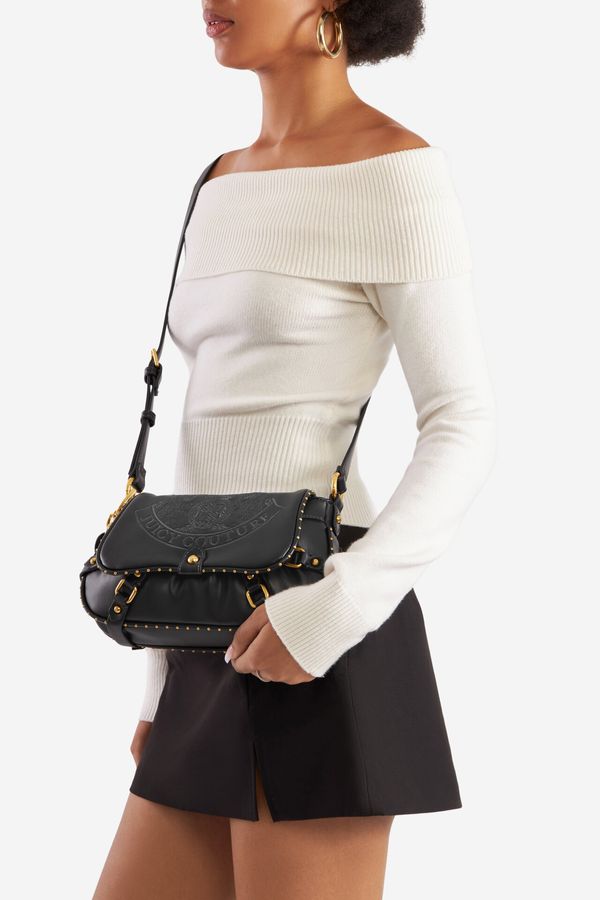 Juicy Couture Дамска чанта Juicy Couture ЧЕРЕН