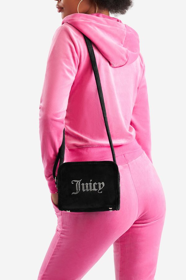 Juicy Couture Дамска чанта Juicy Couture ЧЕРЕН