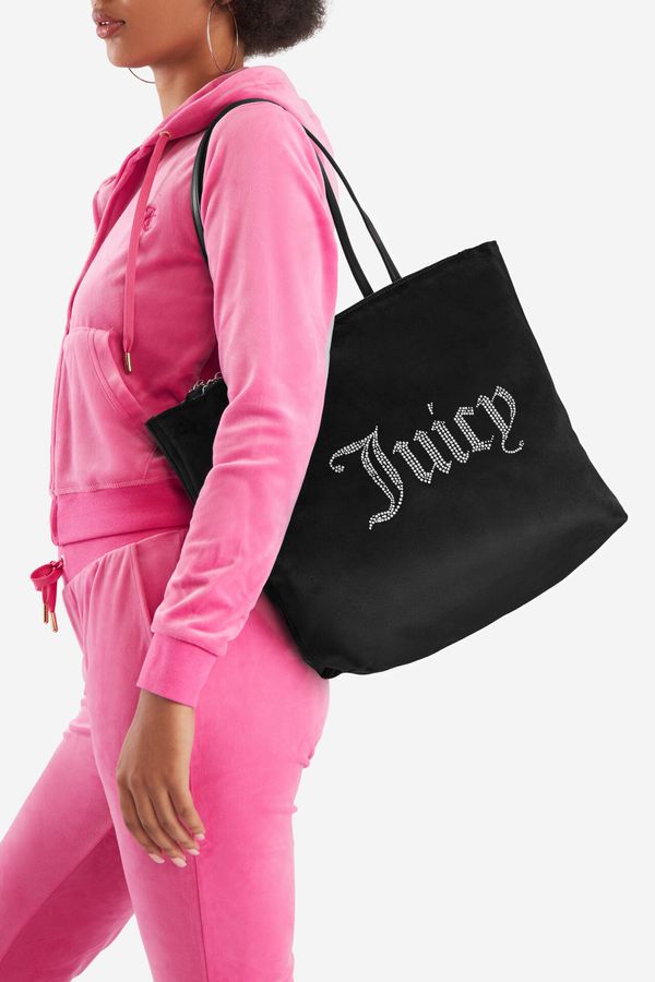 Juicy Couture Дамска чанта Juicy Couture ЧЕРЕН