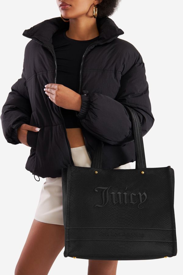 Juicy Couture Дамска чанта Juicy Couture ЧЕРЕН