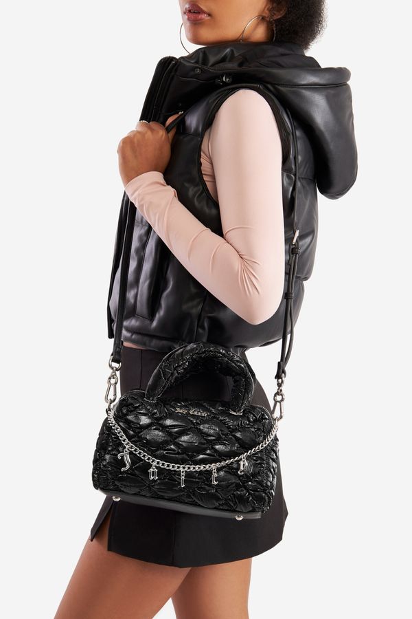 Juicy Couture Дамска чанта Juicy Couture ЧЕРЕН