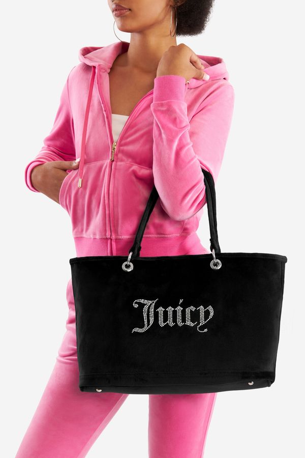 Juicy Couture Дамска чанта Juicy Couture ЧЕРЕН