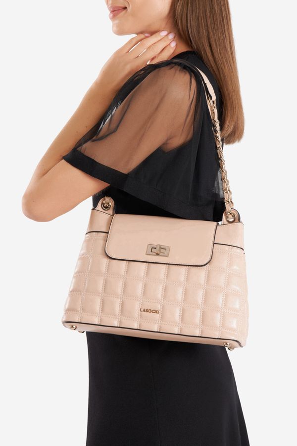 Lasocki Дамска чанта Lasocki БЕЖОВ