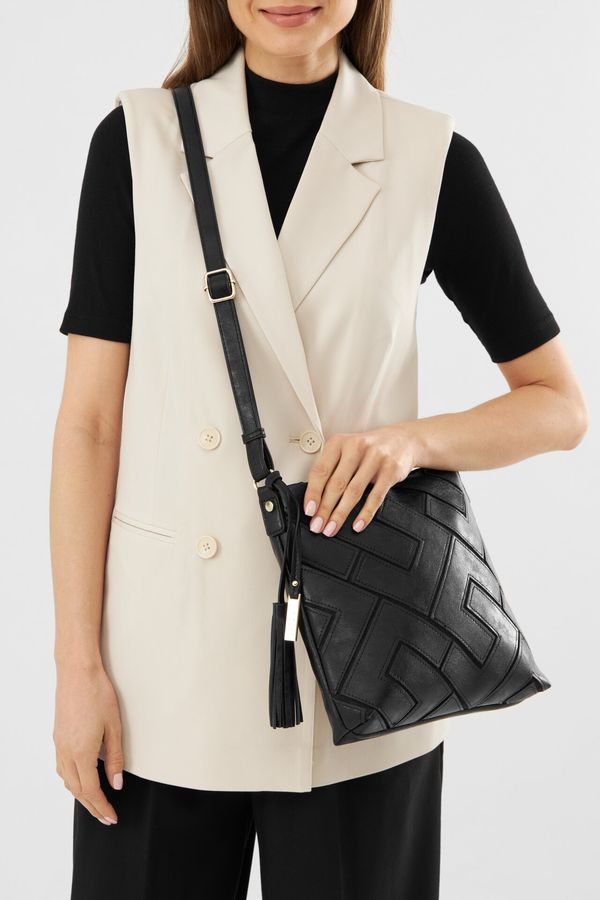 Lasocki Дамска чанта Lasocki ЧЕРЕН