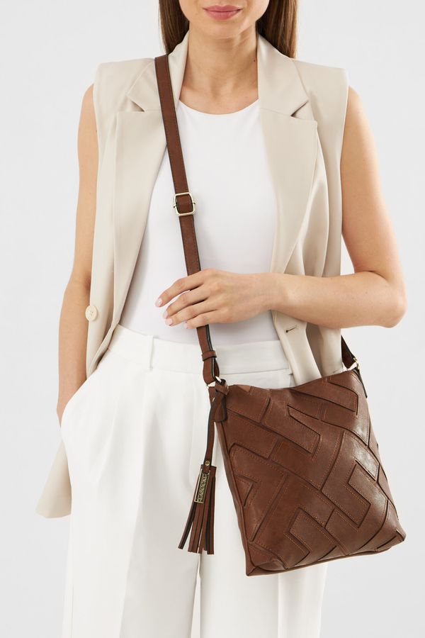 Lasocki Дамска чанта Lasocki КАМЕЛ