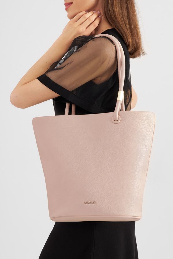 Lasocki Дамска чанта Lasocki СЛОНОВА КОСТ