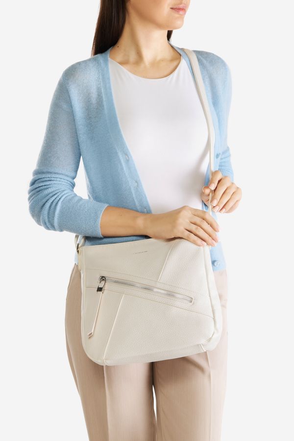 Lasocki Дамска чанта Lasocki СЛОНОВА КОСТ