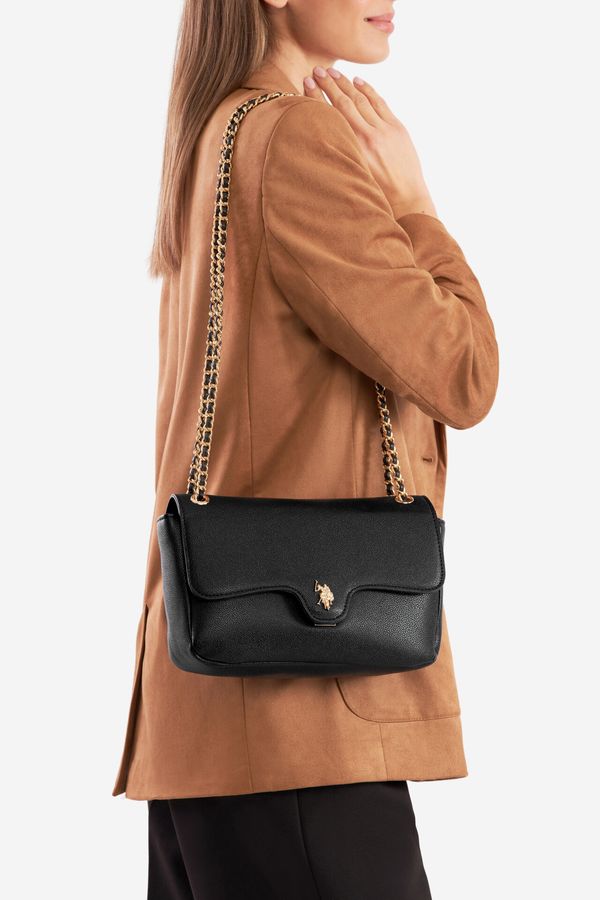 U.S. POLO ASSN. Дамска чанта U.S. POLO ASSN. ЧЕРЕН