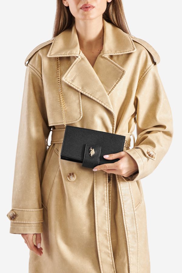 U.S. POLO ASSN. Дамска чанта U.S. POLO ASSN. ЧЕРЕН