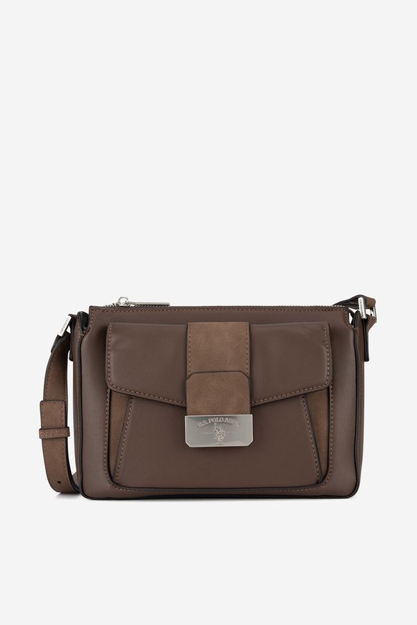 U.S. POLO ASSN. Дамска чанта U.S. POLO ASSN. КАФЯВ