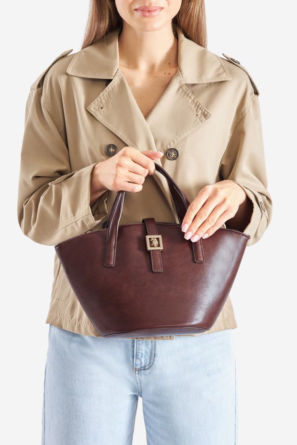 U.S. POLO ASSN. Дамска чанта U.S. POLO ASSN. КАФЯВ