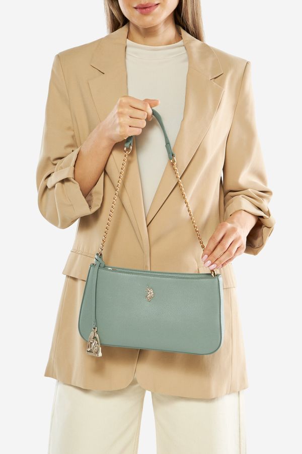 U.S. POLO ASSN. Дамска чанта U.S. POLO ASSN. КАКИ