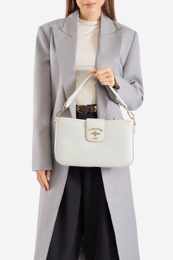 U.S. POLO ASSN. Дамска чанта U.S. POLO ASSN. КРЕМАВ