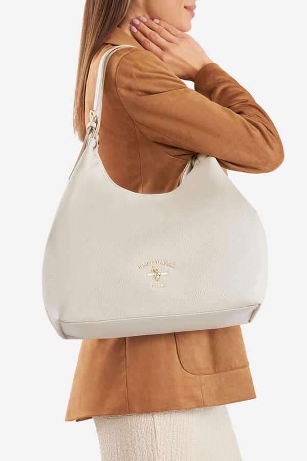U.S. POLO ASSN. Дамска чанта U.S. POLO ASSN. КРЕМАВ