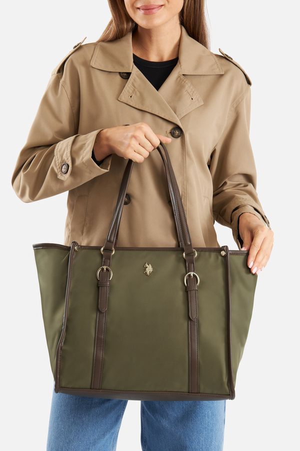 U.S. POLO ASSN. Дамска чанта U.S. POLO ASSN. МАСЛИНЕН