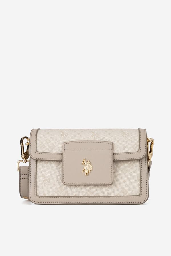 U.S. POLO ASSN. Дамска чанта U.S. POLO ASSN. СВЕТЛОКАФЯВ