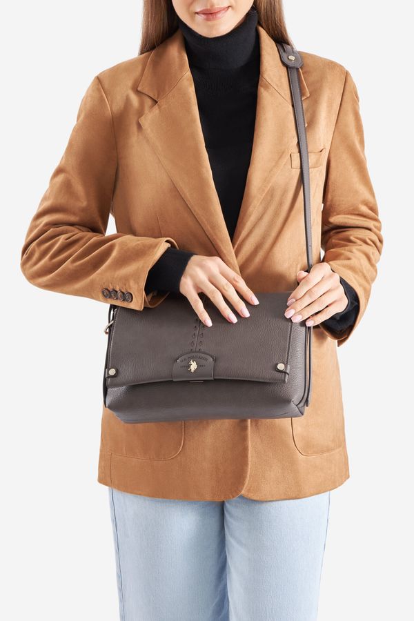 U.S. POLO ASSN. Дамска чанта U.S. POLO ASSN. ТЪМНОБЕЖОВ