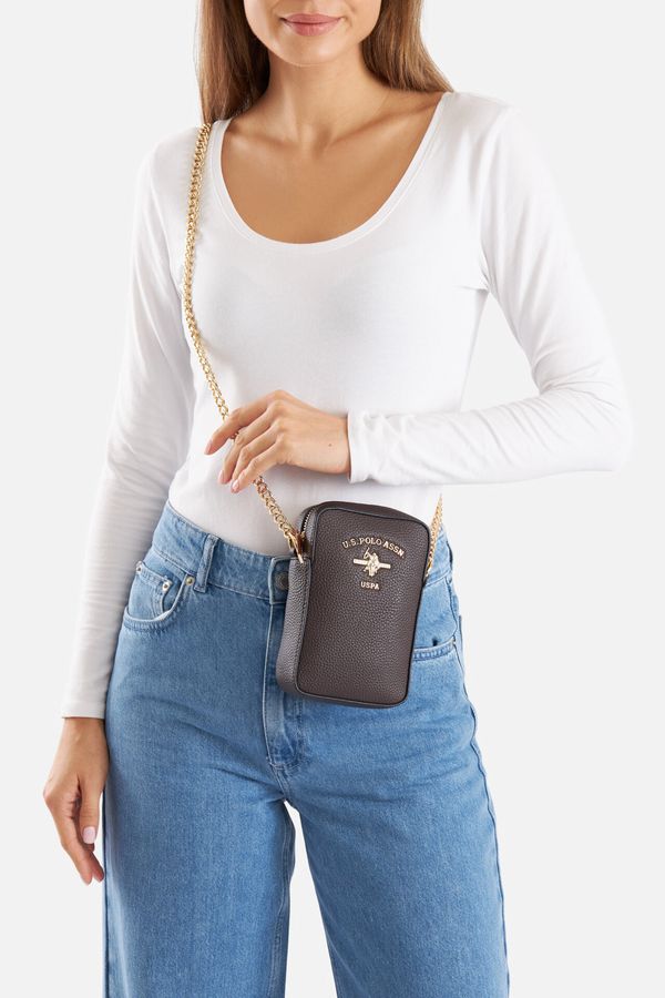 U.S. POLO ASSN. Дамска чанта U.S. POLO ASSN. ТЪМНОКАФЯВ