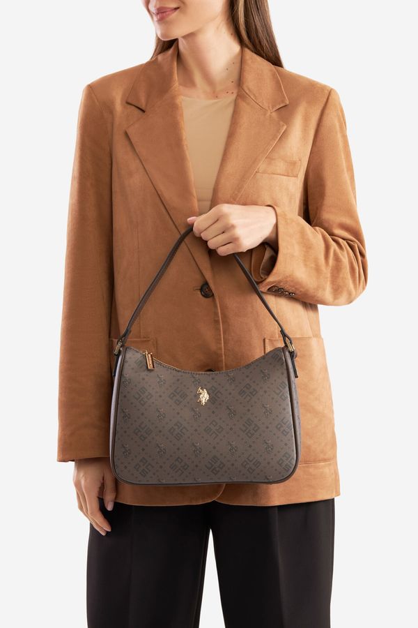 U.S. POLO ASSN. Дамска чанта U.S. POLO ASSN. ТЪМНОКАФЯВ