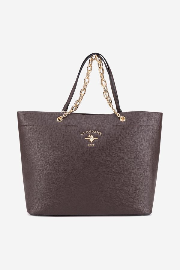 U.S. POLO ASSN. Дамска чанта U.S. POLO ASSN. ТЪМНОКАФЯВ
