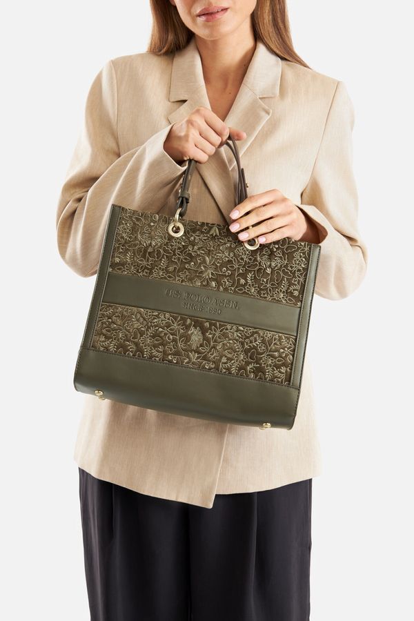 U.S. POLO ASSN. Дамска чанта U.S. POLO ASSN. ЗЕЛЕН