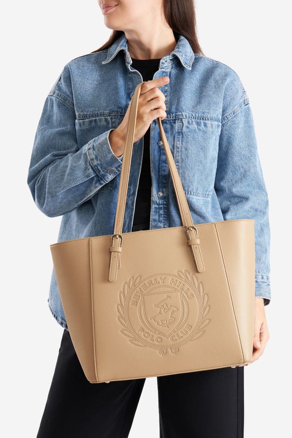 Beverly Hills Polo Club Дамска чанта,Дамска чанта Beverly Hills Polo Club БЕЖОВ