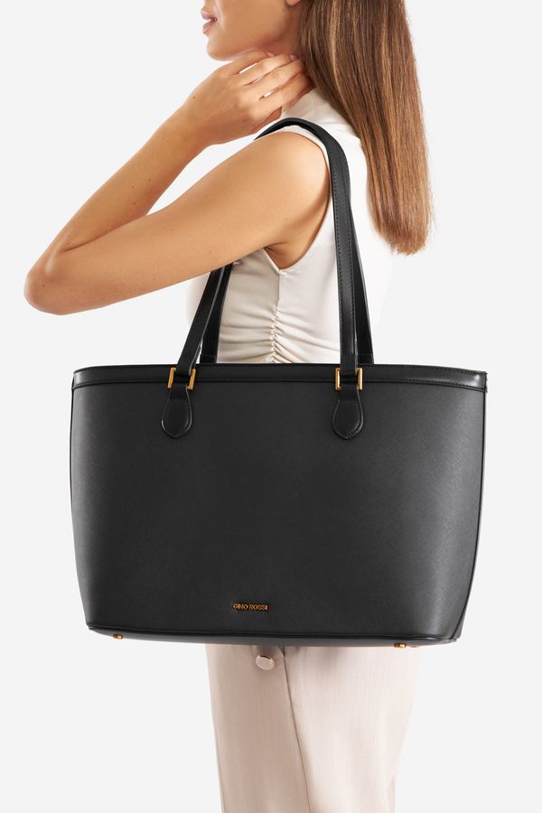 Gino Rossi Дамска чанта,Дамска чанта Gino Rossi ЧЕРЕН