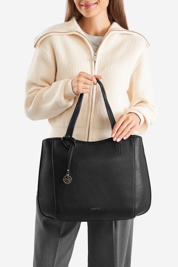 Lasocki Дамска чанта,Дамска чанта Lasocki ЧЕРЕН