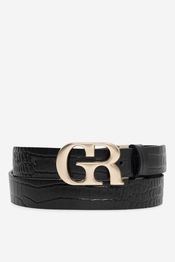 Gino Rossi Дамски колан Gino Rossi ЧЕРЕН