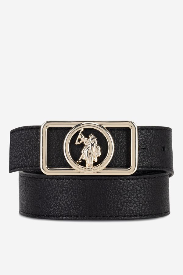 U.S. POLO ASSN. Дамски колан U.S. POLO ASSN. ЧЕРЕН