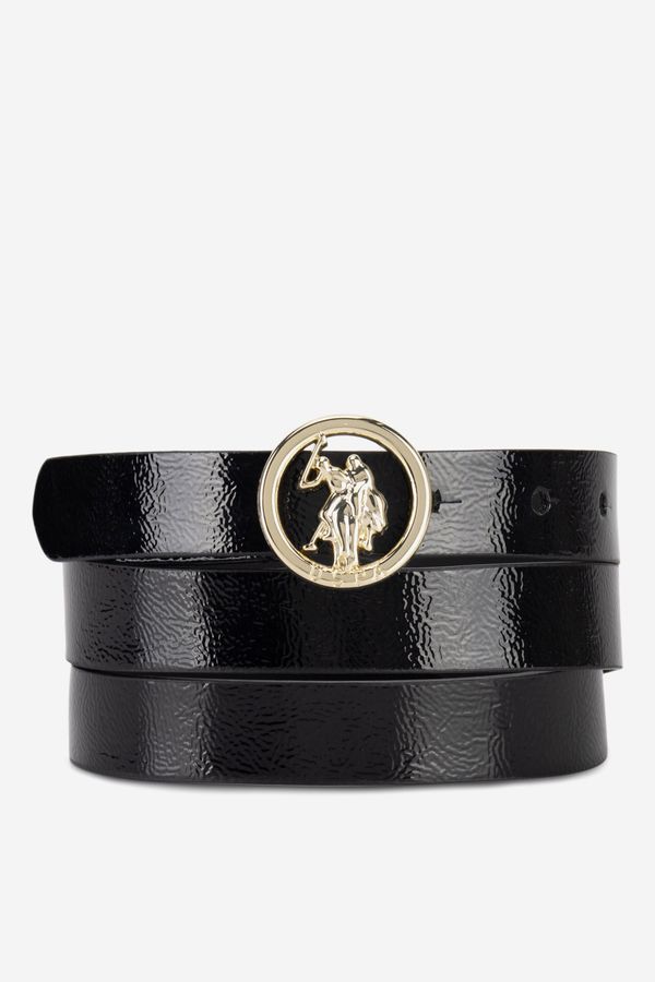U.S. POLO ASSN. Дамски колан U.S. POLO ASSN. ЧЕРЕН