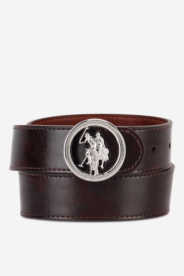U.S. POLO ASSN. Дамски колан U.S. POLO ASSN. ТЪМНОКАФЯВ