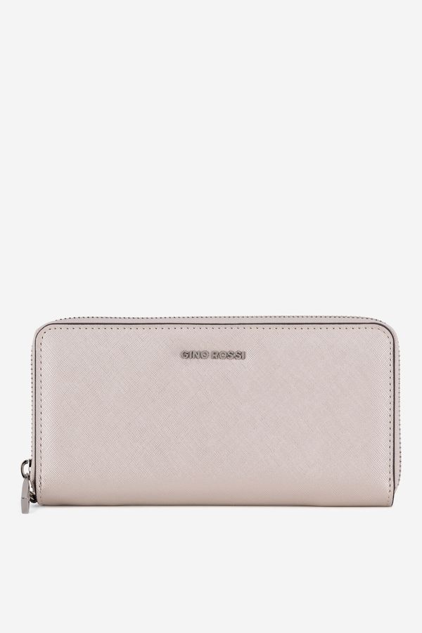 Gino Rossi Дамски портфейл Gino Rossi СРЕБРИСТ