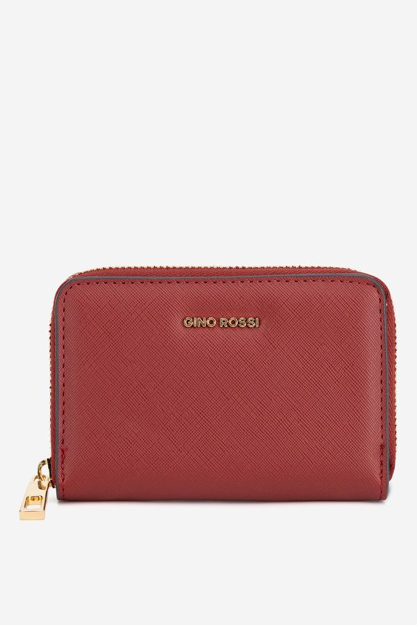 Gino Rossi Дамски портфейл Gino Rossi ТЪМНОЧЕРВЕН