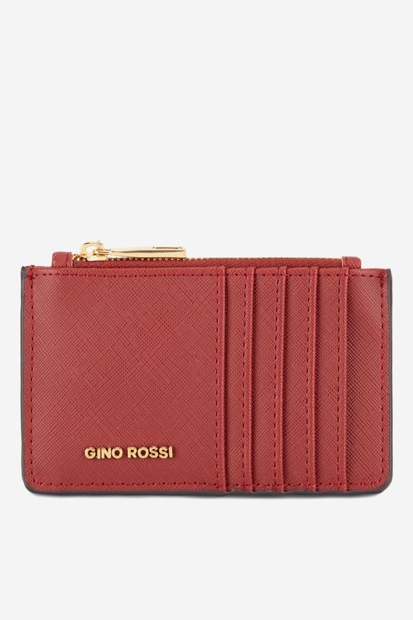 Gino Rossi Дамски портфейл Gino Rossi ТЪМНОЧЕРВЕН
