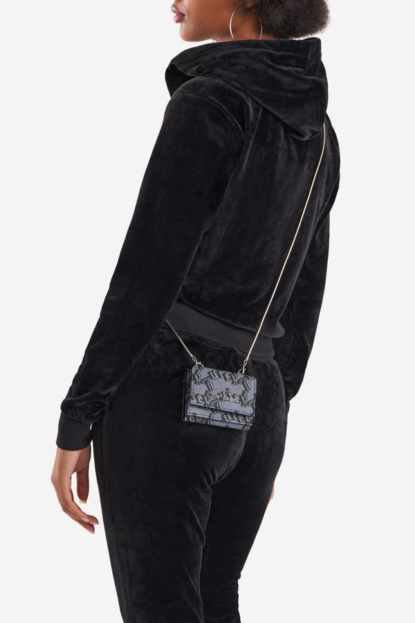 Juicy Couture Дамски портфейл Juicy Couture ЧЕРЕН