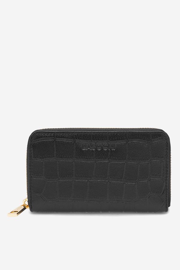 Lasocki Дамски портфейл Lasocki ЧЕРЕН