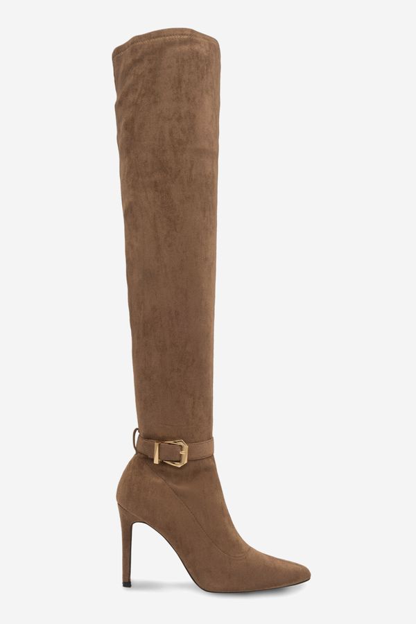 DeeZee Ботуши DeeZee ТЪМНОБЕЖОВ