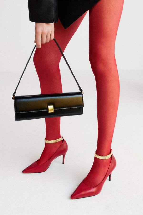 Gino Rossi Елегантни обувки Gino Rossi ЧЕРВЕН