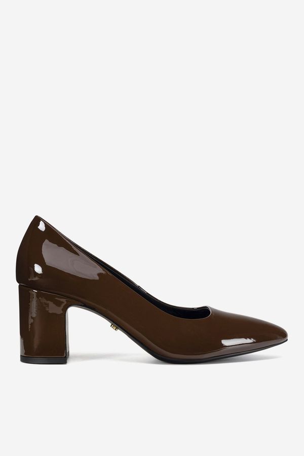 Gino Rossi Елегантни обувки Gino Rossi ТЪМНОКАФЯВ