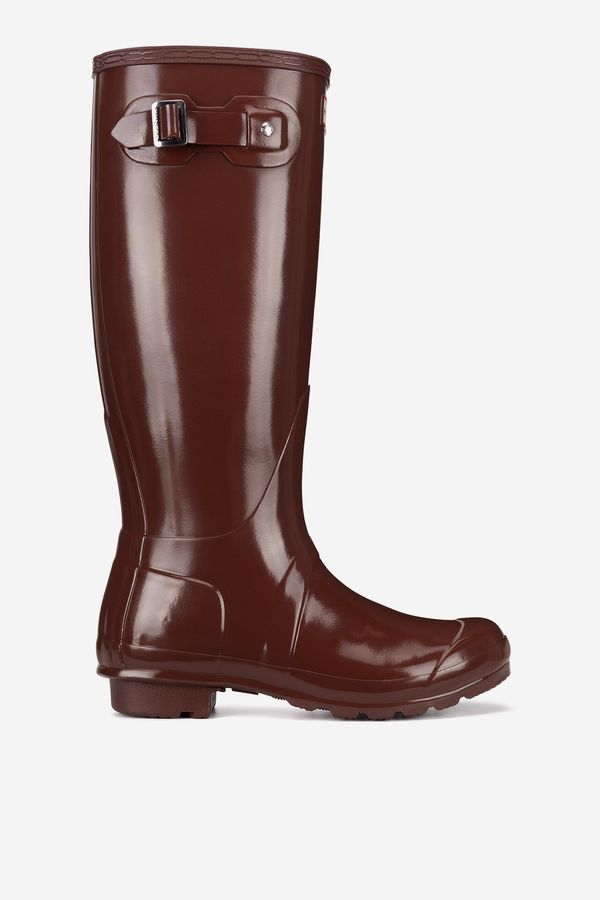 HUNTER Гумени ботуши HUNTER ТЪМНОЧЕРВЕН