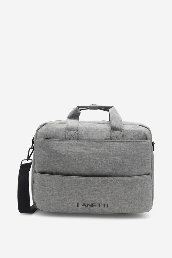 Lanetti Мъжка чанта Lanetti СИВ