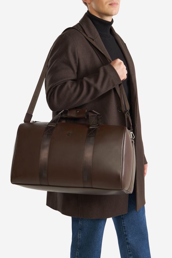 Beverly Hills Polo Club Мъжка чанта Beverly Hills Polo Club КАФЯВ