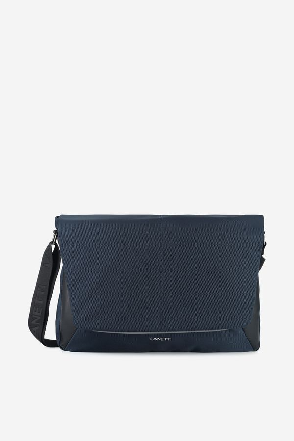 Lanetti Мъжка чанта Lanetti КОБАЛТОВО СИНЬО