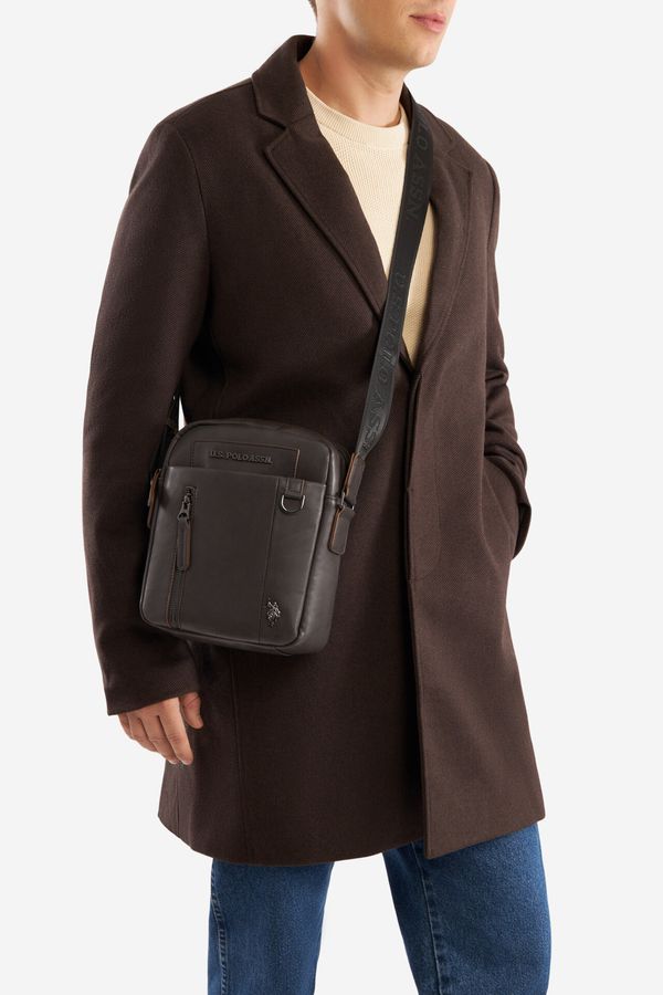 U.S. POLO ASSN. Мъжка чанта U.S. POLO ASSN. ТЪМНОБЕЖОВ