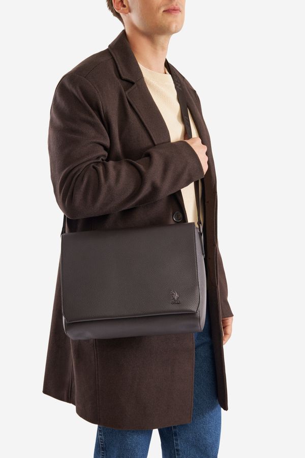 U.S. POLO ASSN. Мъжка чанта U.S. POLO ASSN. ТЪМНОКАФЯВ