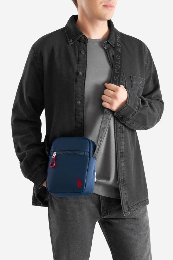 U.S. POLO ASSN. Мъжка чанта,Мъжка чанта U.S. POLO ASSN. КОБАЛТОВО СИНЬО