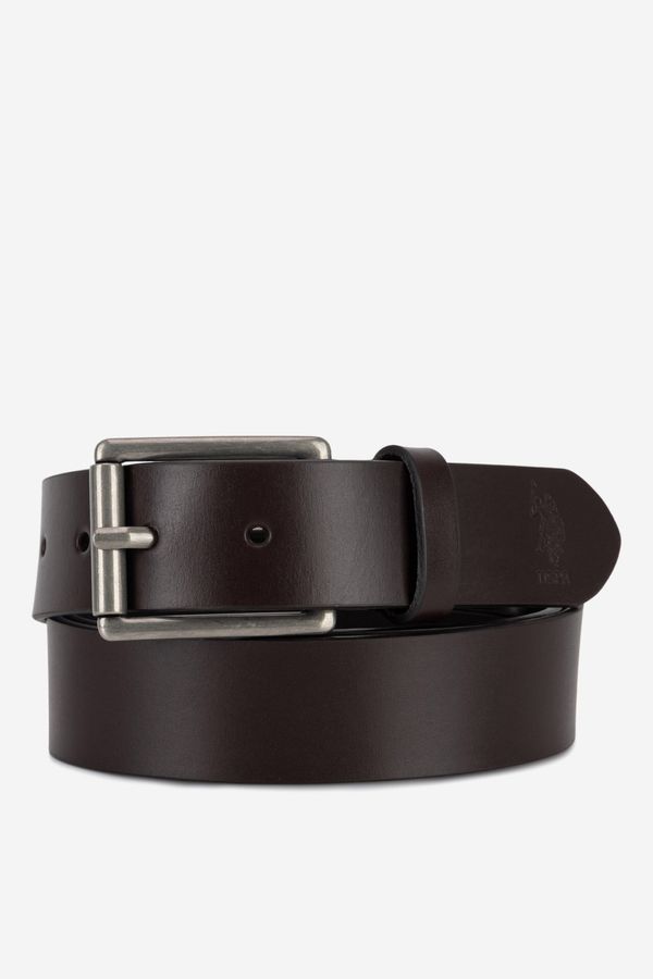 U.S. POLO ASSN. Мъжки колан U.S. POLO ASSN. ТЪМНОКАФЯВ